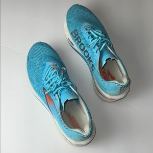 Brooks Teal and Coral Men's Running Shoes